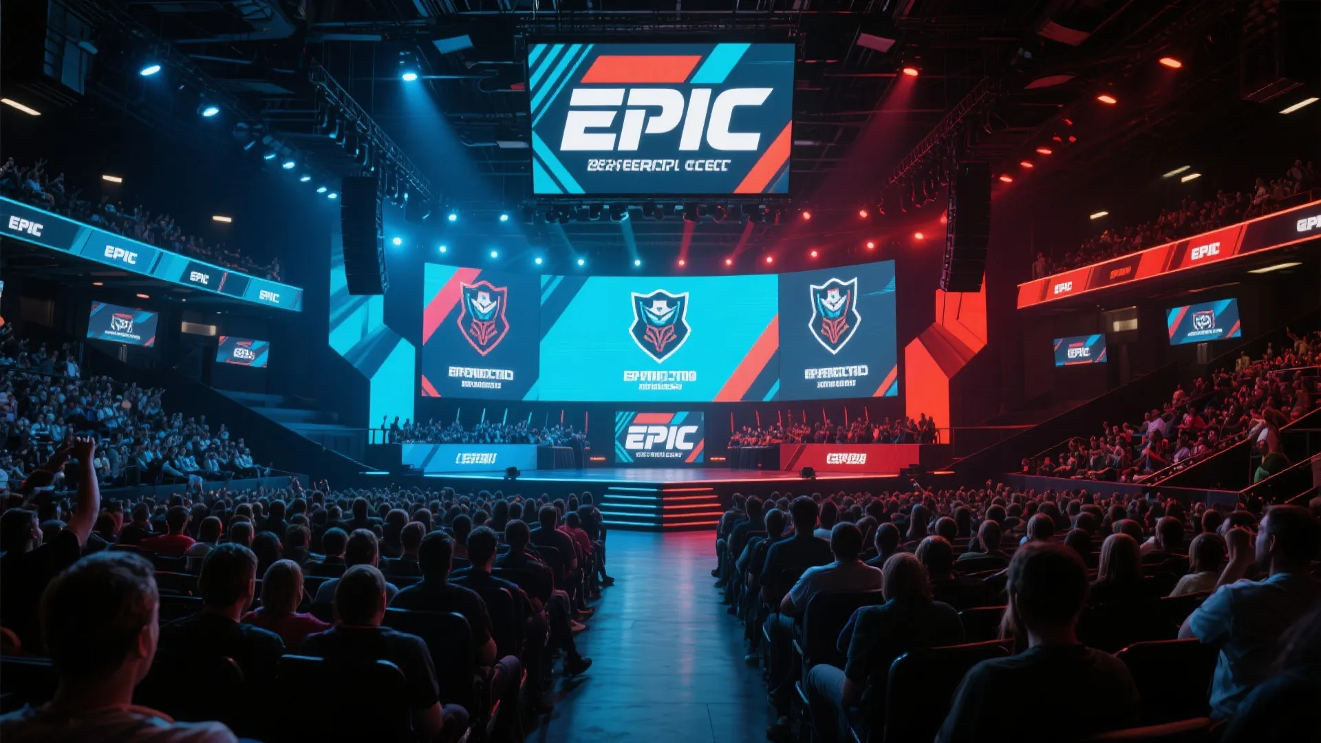 英雄联盟电竞赛事现场