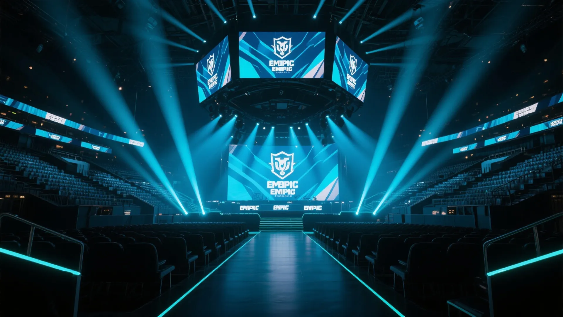 英雄联盟电竞赛事现场